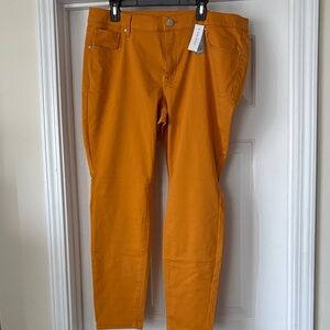 Lane Bryant Women's Gold Skinny Jeans